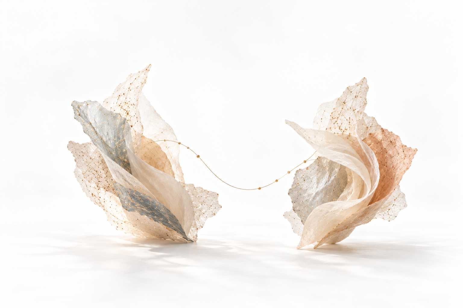 Abstract sculptural Originward visual